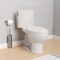 Duravit No.1 PRO Two-Piece Toilet Kit, Left Hand Lever, White D4040300 - alternate 3